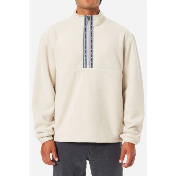 NEW KATIN nelson fleece pullover jacket in pelican